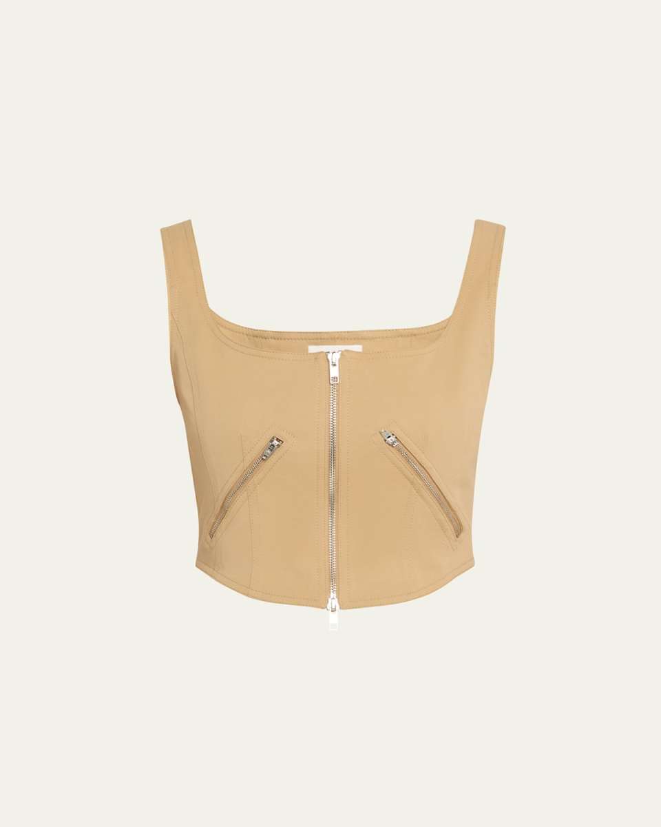 Dea Zip Corset Top